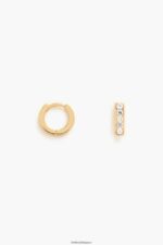 アクセサリー Bimba Y Lola レターミニフープイヤリング 私 6BZ0X01157