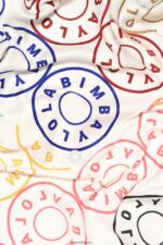 アクセサリー Bimba Y Lola ロゴスカーフ 白 6BZ0X0625 - 画像 (3)