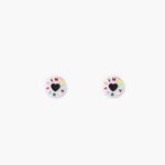 アクセサリー Bimba Y Lola ロゴハートイヤリング 銀 6BZ0X0694