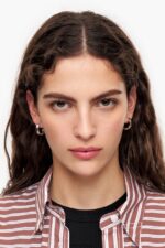 アクセサリー Bimba Y Lola ロゴフープイヤリング シルバーとマルチカラー 6BZ0X0715 - 画像 (2)
