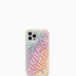 アクセサリー Bimba Y Lola ロゴ透明iPhone 14 Proケース 色とりどりの 6BZ0X0909