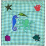 アクセサリー Bimba Y Lola 刺繍入りギンガムチェックショール 黄色 6BZ0X0633