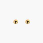 アクセサリー Bimba Y Lola 小さなロゴのハートのイヤリング ゴールデン 6BZ0X0695