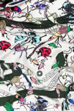 アクセサリー Bimba Y Lola 昆虫とサンゴのロゴ スカーフ オフホワイト 6BZ0X0643 - 画像 (3)