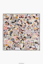 アクセサリー Bimba Y Lola 花、鳥、蝶、スカーフ 白 6BZ0X0637
