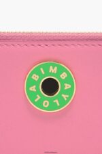 アクセサリー Bimba Y Lola 革製の長方形の小銭入れ ピンク 6BZ0X01034 - 画像 (2)