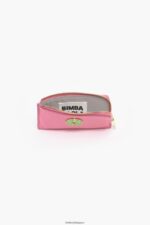 アクセサリー Bimba Y Lola 革製の長方形の小銭入れ ピンク 6BZ0X01034 - 画像 (3)