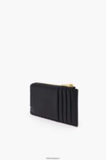 アクセサリー Bimba Y Lola 革製の長方形の小銭入れ 黒 6BZ0X01033 - 画像 (5)