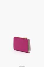 アクセサリー Bimba Y Lola 革製の長方形の財布 フクシア 6BZ0X0999 - 画像 (6)