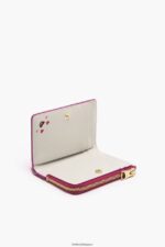 アクセサリー Bimba Y Lola 革製の長方形の財布 フクシア 6BZ0X0999 - 画像 (7)