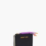 アクセサリー Bimba Y Lola 革製の長方形の財布 黒 6BZ0X0989