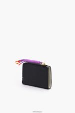 アクセサリー Bimba Y Lola 革製の長方形の財布 黒 6BZ0X0989 - 画像 (6)