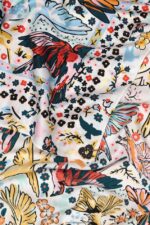 アクセサリー Bimba Y Lola 鳥のスカーフ オフホワイト 6BZ0X0634 - 画像 (3)