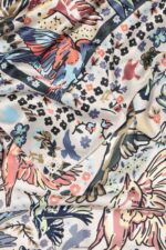 アクセサリー Bimba Y Lola 鳥のスカーフ グレー 6BZ0X0652 - 画像 (3)