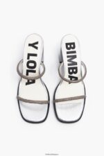 フットウェアー Bimba Y Lola ヒールサンダル 銀 6BZ0X0576 - 画像 (5)