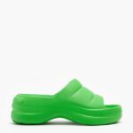 フットウェアー Bimba Y Lola プラットフォームフリップフロップ 緑 6BZ0X0593