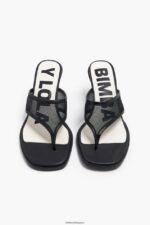 フットウェアー Bimba Y Lola メッシュヒールサンダル 黒 6BZ0X0586 - 画像 (5)