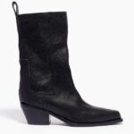 フットウェアー Bimba Y Lola レザーカウボーイブーツ 黒 6BZ0X0601