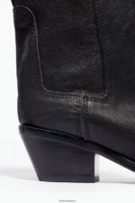 フットウェアー Bimba Y Lola レザーカウボーイブーツ 黒 6BZ0X0601 - 画像 (7)