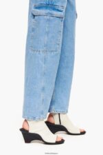 フットウェアー Bimba Y Lola レザーサンダルブーツ 象牙 6BZ0X0580 - 画像 (2)