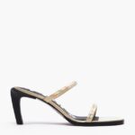 フットウェアー Bimba Y Lola レザーヒールサンダル ゴールデン 6BZ0X0574