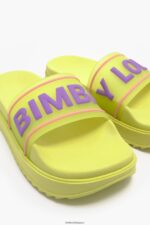 フットウェアー Bimba Y Lola ロゴ プラットフォーム ビーチサンダル 黄色 6BZ0X0589 - 画像 (6)
