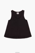 衣類 Bimba Y Lola AラインTシャツ 黒 6BZ0X0315 - 画像 (5)