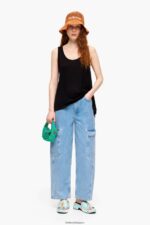 衣類 Bimba Y Lola AラインTシャツ 黒 6BZ0X0315 - 画像 (6)