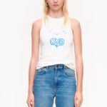 衣類 Bimba Y Lola クマのロゴトップ 象牙 6BZ0X0274