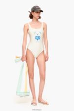 衣類 Bimba Y Lola クマのロゴ水着 黄色 6BZ0X0884 - 画像 (7)