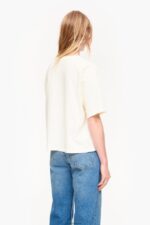 衣類 Bimba Y Lola コットン フラワーロゴ Tシャツ バニラ 6BZ0X0269 - 画像 (2)