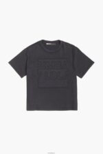 衣類 Bimba Y Lola コットン ロゴ Tシャツ 黒 6BZ0X0261 - 画像 (5)