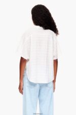衣類 Bimba Y Lola ショートシャツ 象牙 6BZ0X0327 - 画像 (3)