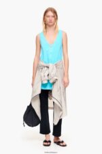 衣類 Bimba Y Lola ショートデニムドレス ターコイズ 6BZ0X0193 - 画像 (6)