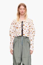 衣類 Bimba Y Lola ショートファイアブラウス 象牙 6BZ0X0343