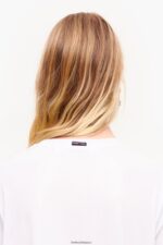 衣類 Bimba Y Lola ショートフルイドTシャツ 白 6BZ0X0310 - 画像 (3)