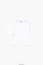 衣類 Bimba Y Lola ショートフルイドTシャツ 白 6BZ0X0310 - 画像 (4)