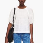 衣類 Bimba Y Lola ショートブラウス 象牙 6BZ0X0348
