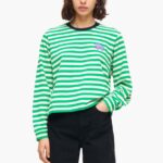 衣類 Bimba Y Lola ストライプのTシャツ 緑 6BZ0X0255