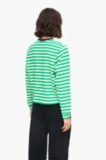 衣類 Bimba Y Lola ストライプのTシャツ 緑 6BZ0X0255 - 画像 (3)