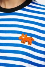 衣類 Bimba Y Lola ストライプのTシャツ 青 6BZ0X0253 - 画像 (4)