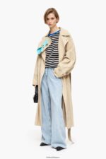 衣類 Bimba Y Lola ストライプコットンTシャツ 黒 6BZ0X0317 - 画像 (6)