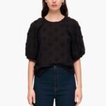 衣類 Bimba Y Lola ダブルファブリックTシャツ 黒 6BZ0X0286