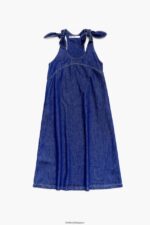 衣類 Bimba Y Lola ダークAラインデニムドレス 青 6BZ0X0510 - 画像 (2)