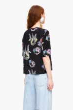 衣類 Bimba Y Lola ダークコーラル Tシャツ グレー 6BZ0X0266 - 画像 (3)
