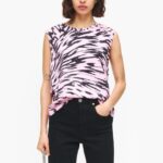 衣類 Bimba Y Lola ツートンカラー バタフライウィング コットン Tシャツ ピンク 6BZ0X0299