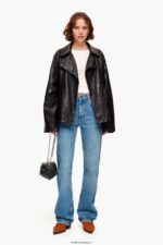 衣類 Bimba Y Lola テクスチャー付きフィットTシャツ 象牙 6BZ0X0312 - 画像 (5)