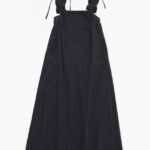 衣類 Bimba Y Lola デニムAラインドレス 黒 6BZ0X0542