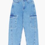 衣類 Bimba Y Lola デニムカーゴパンツ 青 6BZ0X0507