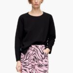 衣類 Bimba Y Lola ニットTシャツ 黒 6BZ0X0301